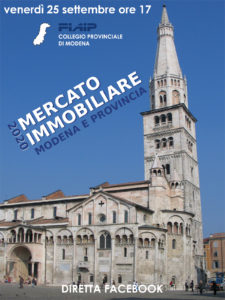 Scopri di più sull'articolo MODENA – 25/09/2020 | Presentazione mercato immobiliare 2020