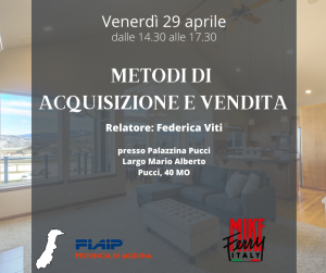 Scopri di più sull'articolo MODENA – 29/04/2022 | MIKE FERRY – Metodi di acquisizione e vendita