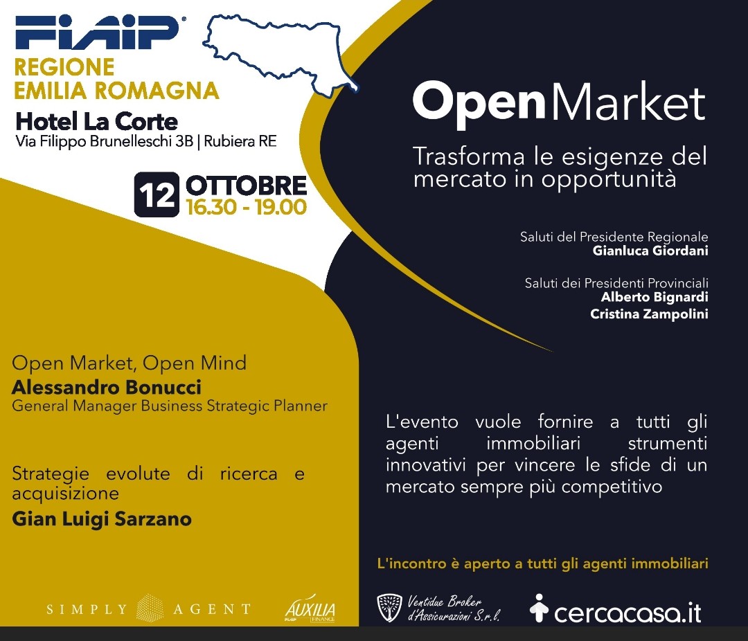 Al momento stai visualizzando Modena & Reggio Emilia – 12/10/2022 | Open Market