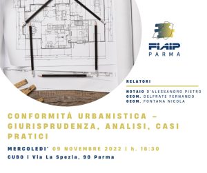 Scopri di più sull'articolo PARMA – 9/11/22 | Conformità Urbanistica – Giurisprudenza, Analisi, Casi pratici