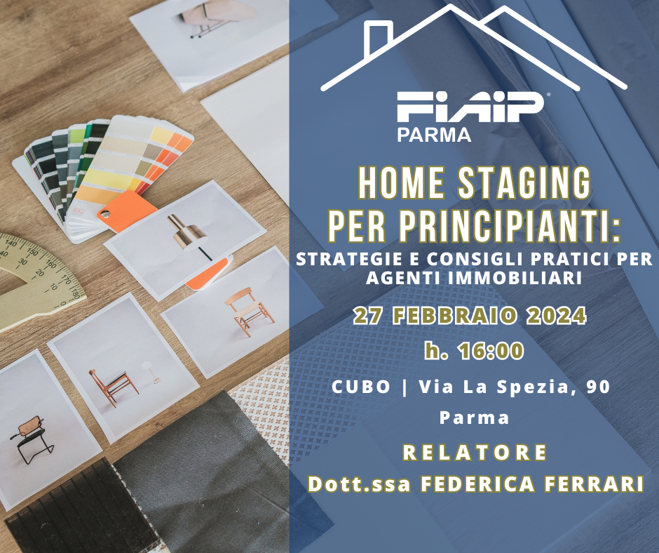 Al momento stai visualizzando PARMA – 26/10/2023 | Home Staging per Principianti